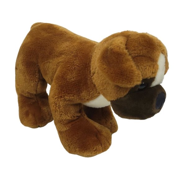 Build A Bear Workshop Boxer Bulldog Plush 14" Stuffed Animal Toy Brown White BAB - Picture 2 of 8
